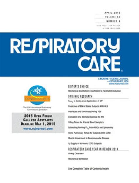 (PDF) Reviewer - Respiratory Care (American Association for Respiratory ...