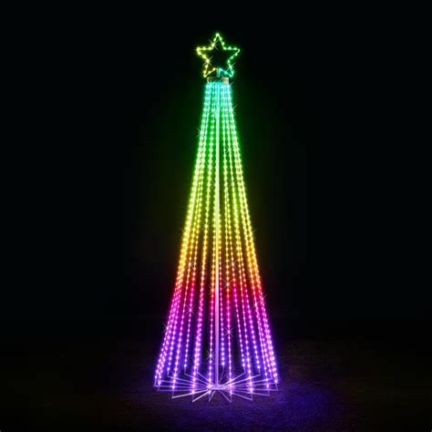 The Choreographed Light Show Tree Hammacher Schlemmer