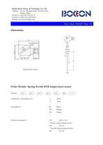 Spring Ferrule Rtd Temperature Sensor Tm Nanjing Bocon Science