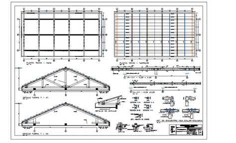 Steel Roof Construction Detail In Autocad File Artofit