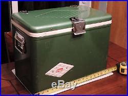 Metal Ice Chest | Coleman cooler green metal diamond vintage Supernatural