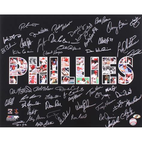 Phillies X Photo Signed By With Steve Bedrosian Danny Jackson