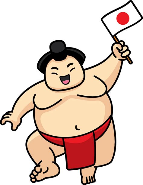 Sumo Wrestler Icon Art Transparent