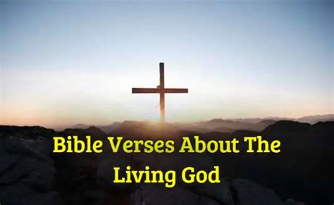 [Top] 32+Bible Verses About The Living God - KJV Scripture