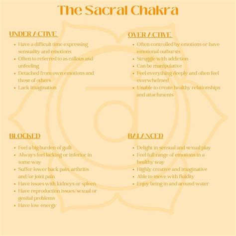 The Sacral Chakra How To Heal And Bring Balance In 5 Easy Steps