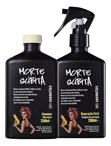 Kit Lola Morte Subita Shampoo E Spray Reparação Total 250ml MercadoLivre