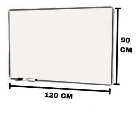 Lousa Quadro Branco Moldura De Alum Nio X Cm Educativo Frete Gr Tis