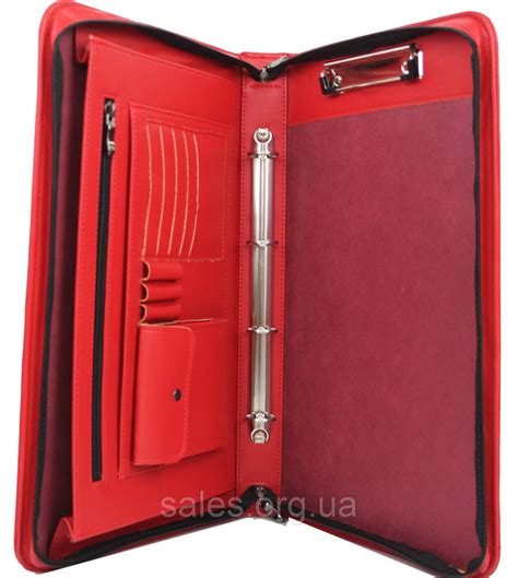 Папка Деловая Из Искусственной Кожи Portfolio Красный Port1010 Red SC ...