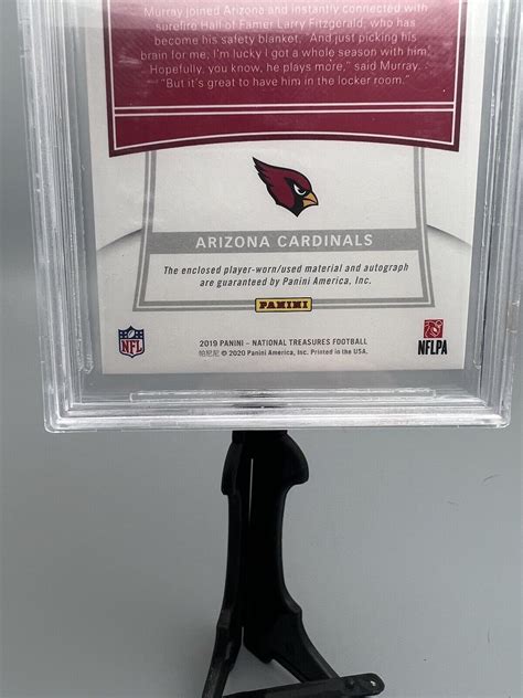 Kyler Murray National Treasures True Rookie Materials Signatures