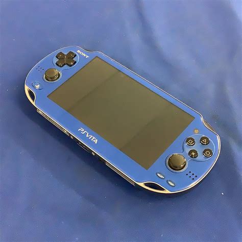 System Pack Vita Fat Blue Japan Used For Sale Retro Game