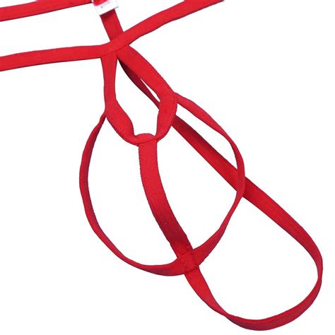 Mens Lingerie Briefs Thong Crotchless Open Butt G String Bikini O Ring Underwear EBay