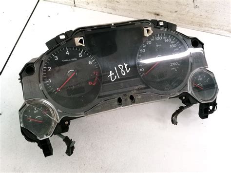 4E0920900E USED Speedometers Cockpit Speedo Clocks Instrument Audi