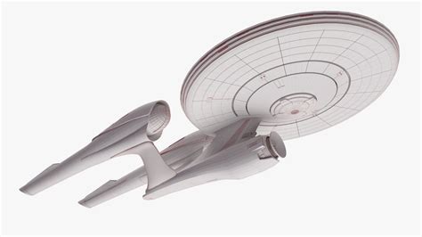 USS ENTERPRISE NCC-1701 3D Model $49 - .blend .fbx .obj .dae .max - Free3D