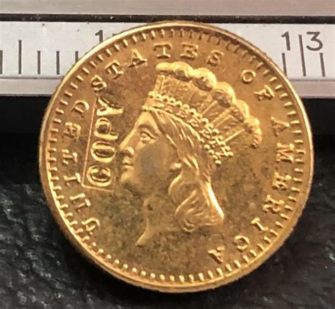 1888 Indian Princess 1 Gold Dollar In Non Currency Coins From Home