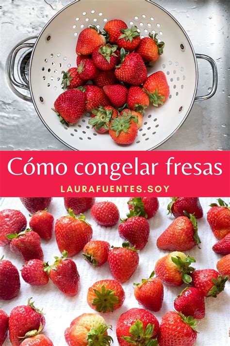 Aprende el mejor método para congelar fresas y usar la fruta congelada