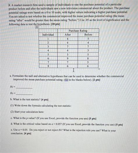 Solved A Market Research Firm Used A Sample Of Chegg