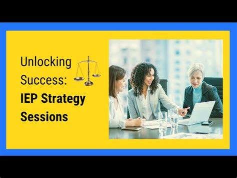 Frances Shefter Unlocking Success Iep Strategy Sessions Youtube