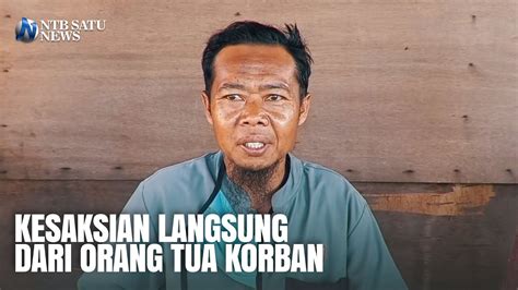 Eksklusif Kesaksikan Dari Orang Tua Korban Tenggelam Di Tanjung