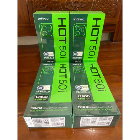 Jual Infinix Hot 50i 6 128gb New No Repack Shopee Indonesia