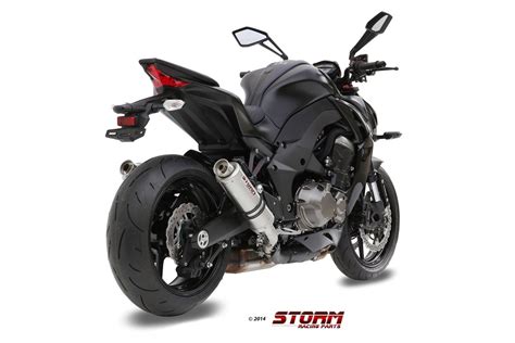 Chappements Homologu Storm Gp Acier Inox Pour Kawasaki Z R