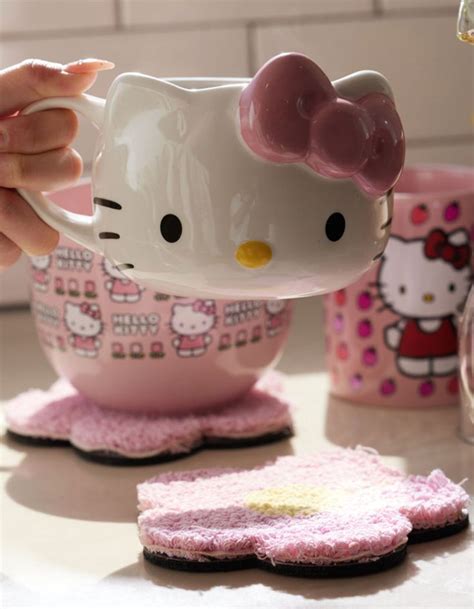 Sanrio Hello Kitty 3d Sculpted Ceramic Mug Pink Tillys Hello Kitty Ts Hello Kitty