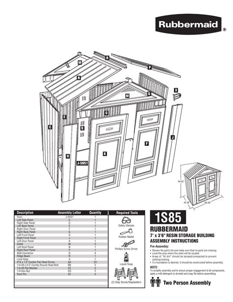 Rubbermaid Big Max Jr Storage Shed Dandk Organizer