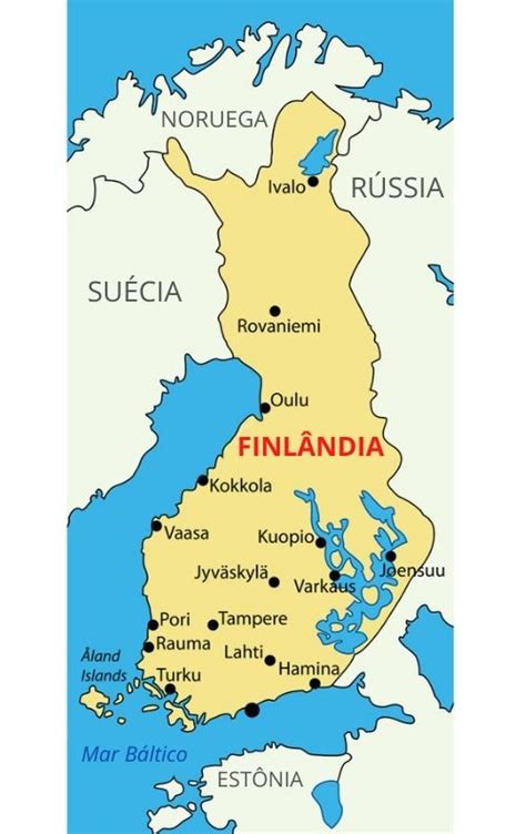 Onde Fica A Finlândia - Finlandia Mapa Mundi