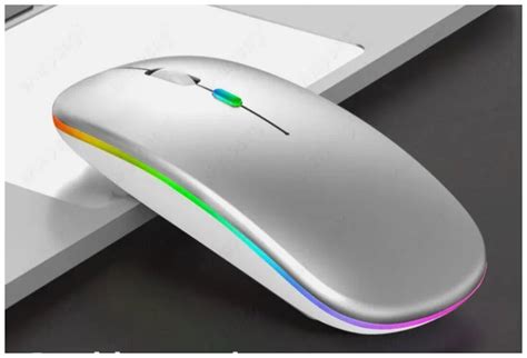 Мышь беспроводная c RGB-подсветкой, перезаряжаемая, Mouse/Беспроводная ...
