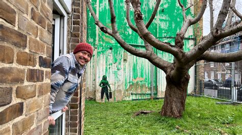 Banksy S Urban Tree Artwork Defaced With White Paint BBC News