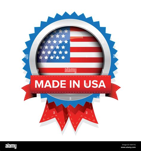 Made In Usa Badge Vector Stock Vector Image Art Alamy