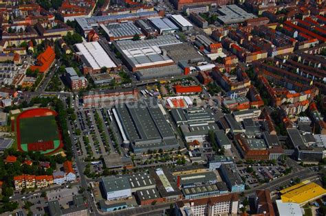 N Rnberg Von Oben Werksgel Nde Der Siemens Ag Im Ortsteil Gugelstra E