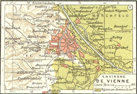 Carte Des Environs De Vienne