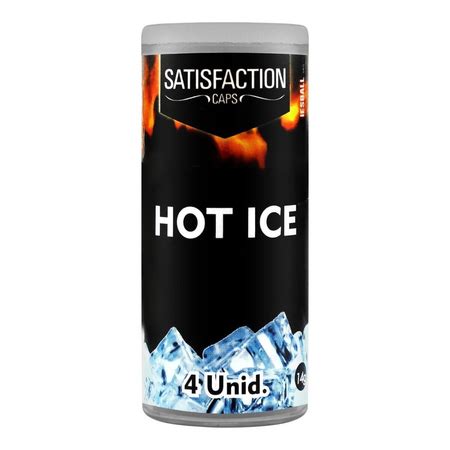 Bolinha Hot Ice Cápsulas Para Massagem Corporal 4 Unidades Satisfaction Caps