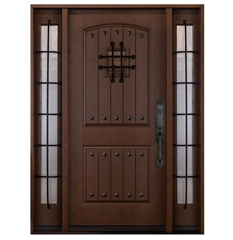 Fiberglass Entry Doors With Sidelights 2x 12 Sidelites And 1x
