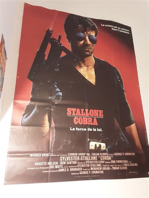 Cobra 1986 Sylvester Stallone Poster Original French Catawiki