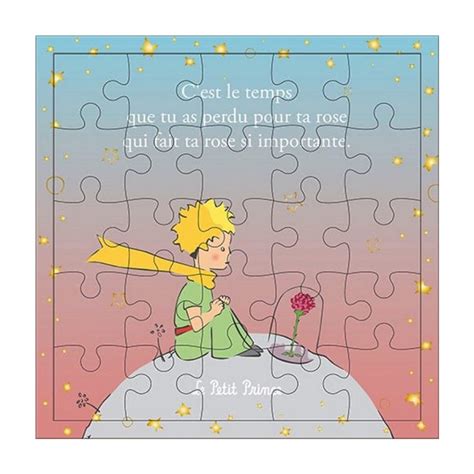 Puzzle Infantil Kiub Piezas El Principito Y La Rosa X Cm