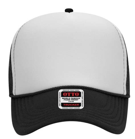 Otto Cap 5 Panel Mid Profile Mesh Back Trucker Hat