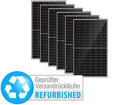 Revolt Solarplatte Mono Er Set Monokristalline Solarmodule W