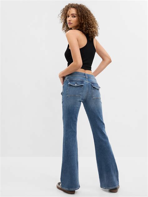 Low Rise Y2k Flare Jeans Gap