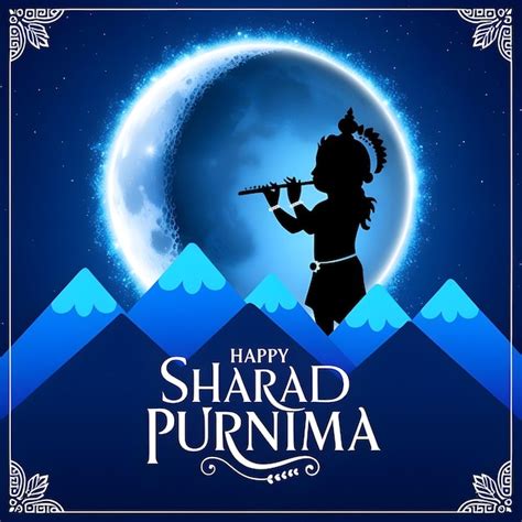 Sharad Purnima Poster With Lord Krishna Images Free Download On Freepik