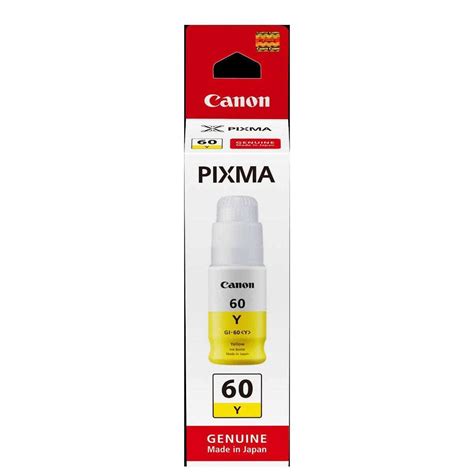 Canon Ink Bottle GI 60Y Yellow EBay