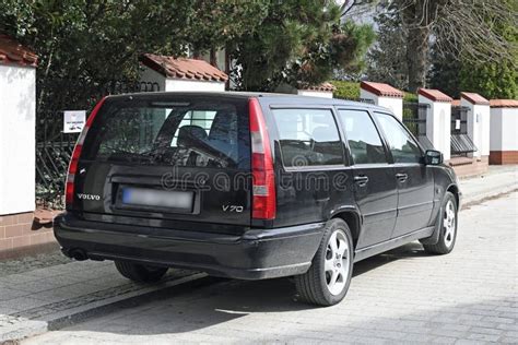 Old Classic Swedish Veteran Big Executive Hatchback Wagon Car Black