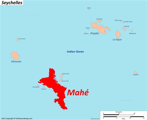 Mahé Map | Seychelles | Detailed Maps of Mahé Island