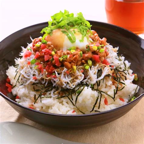 梅納豆しらす丼 作り方・レシピ クラシル