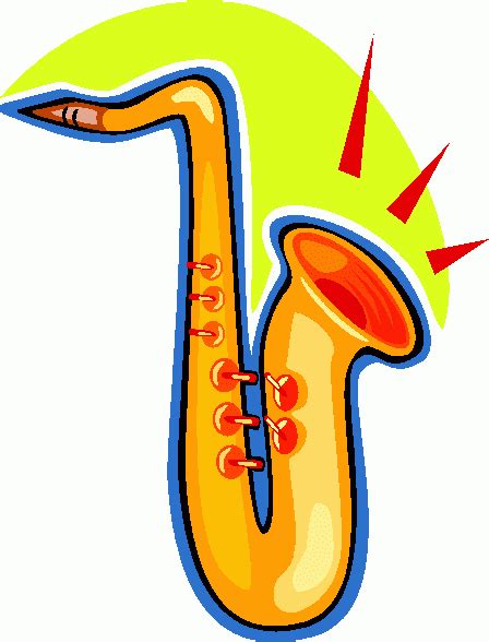 Cartoon Alto Saxophone - ClipArt Best