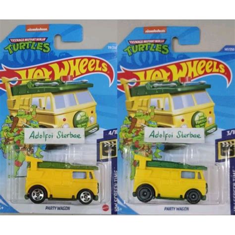 Jual Hotwheels Hot Wheels Party Wagon Hw Screen Time Nickelodeon Teenage Mutant Ninja Turtles