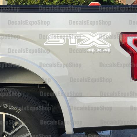 Stx 4x4 Decal Fits Bedside Ford F 150 Truck Sticker Vinyl In 6 Colors 2 Pieces Etsy