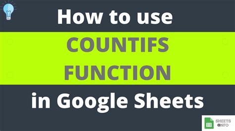 Conditional Counts Using Countifs Function Google Sheets Sheetsinfo