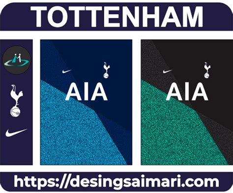 Tottenham Away Kit Concept Vector Desings Aimari