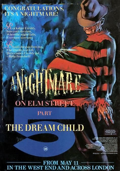 A Nightmare on Elm Street 5: The Dream Child — Movie Posters | Nightmare on Elm Street Companion ...